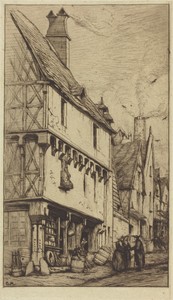Ancienne habitation à Bourges, dite "La Maison du Musicien" (An Old House at Bourges, Sometimes Called the "Musician's House")