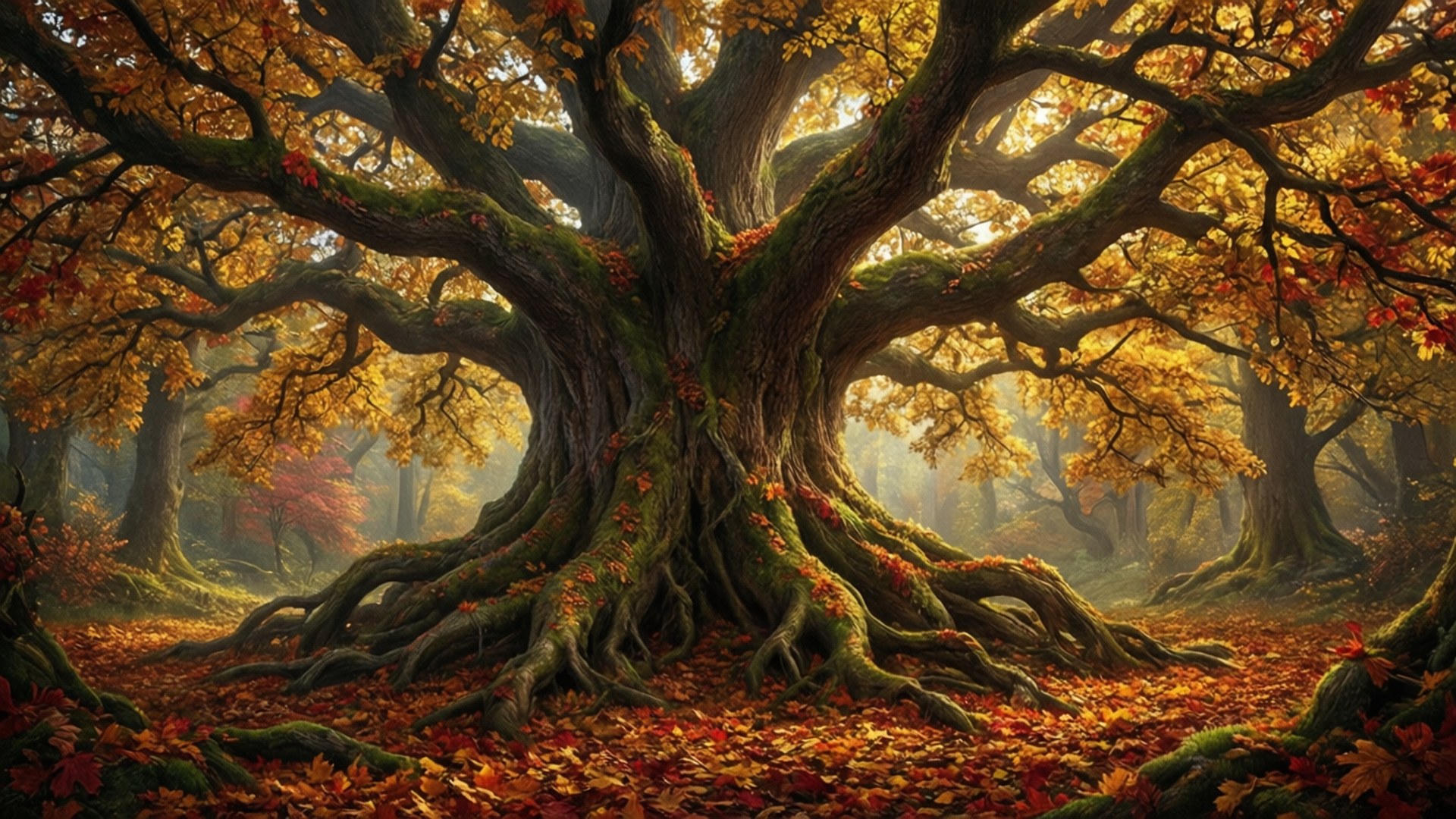 Ancient Everdell Oak by Wallpapers.art Studio