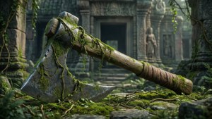 Ancient Mossy Pickaxe