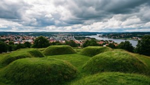 Ancient Mounds Overlooking