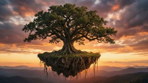 Ancient Oak Floating Island