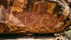 Ancient Rock Art Detail