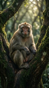Ancient Tree Macaque