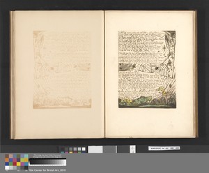 "And the clouds & fires pale rolld round in the night of Enitharmon"... (Plate 14)