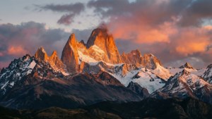 Andes Sunset Peaks