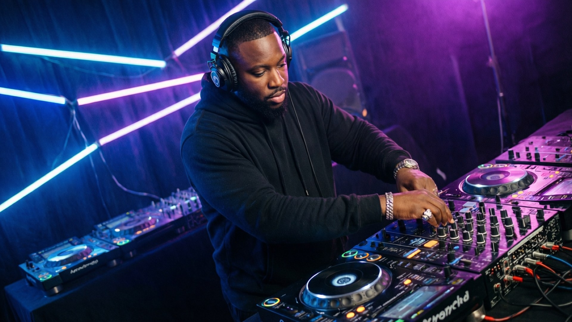 Andre's DJ Setup by Wallpapers.art Studio