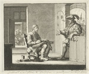 Andries Langedul te Antwerpen gevangengenomen onder het lezen van de Bijbel, 1559