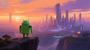 Android at Sunset City