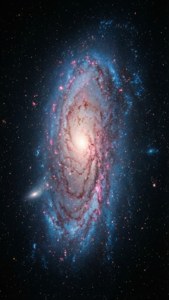Andromeda Galaxy Vertical