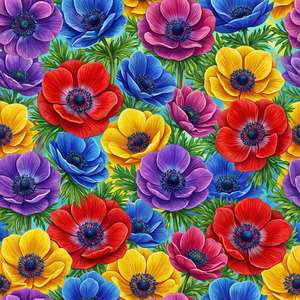 Anemone Flower Pattern