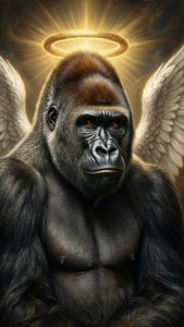 Angel Gorilla Tag