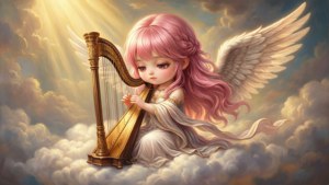 Angel Harp Chibi