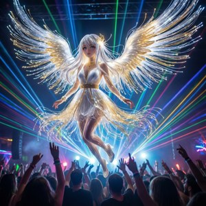 Angel of the Rave Lights