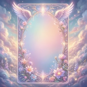 Angelic Ethereal Tarot Template