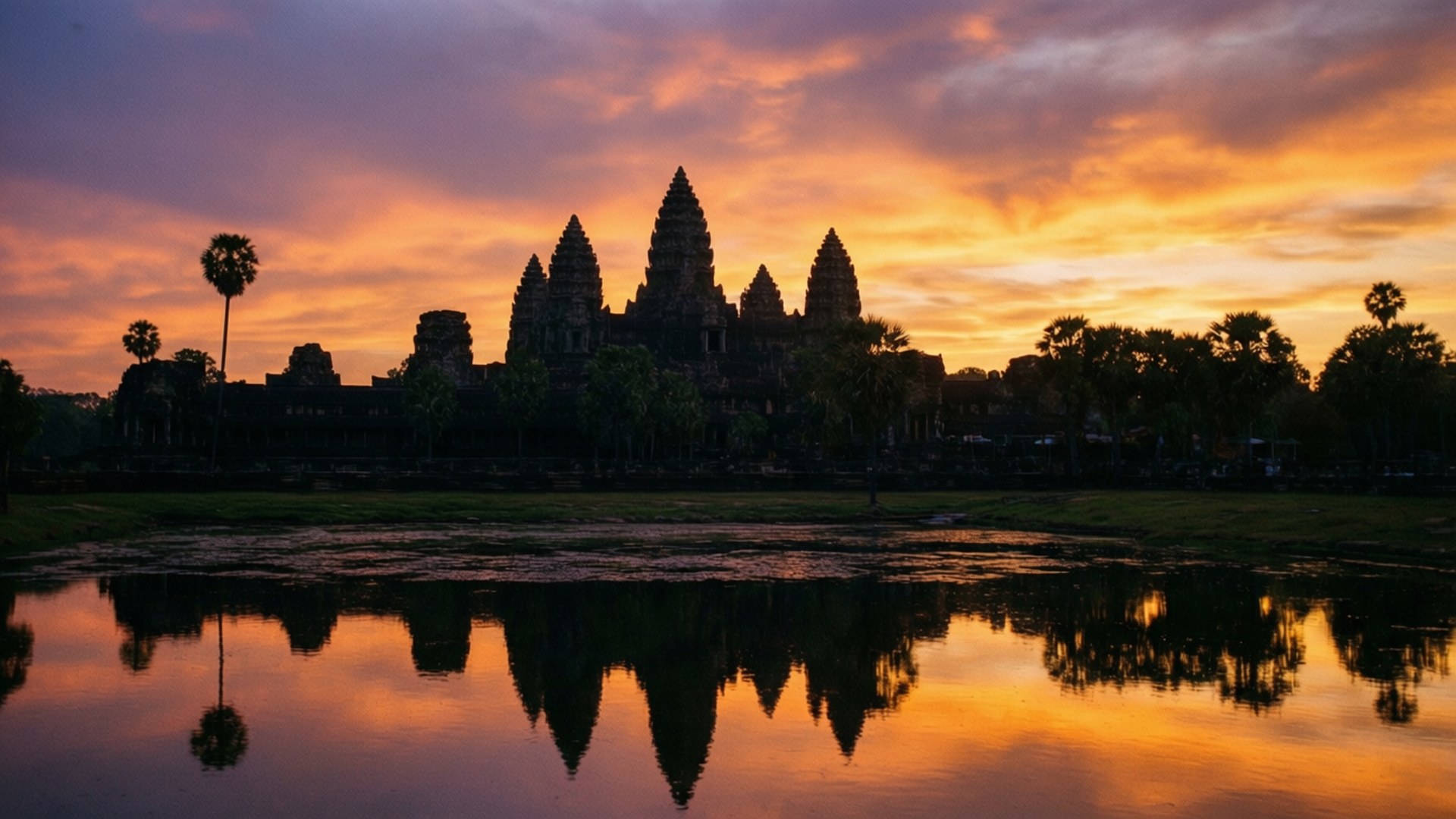 Angkor Wat Sunrise by Wallpapers.art Studio