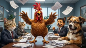 Animal Boardroom Chaos