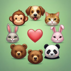 Animal Emoji Circle