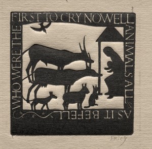 Animals All:  Who Were the First to Cry Nowell?