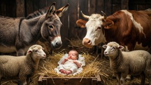 Animals at the Manger