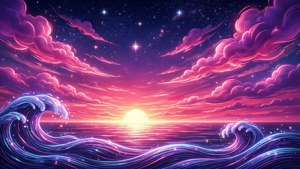 Animated Sunset Glow