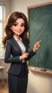 Animated Teacher Character