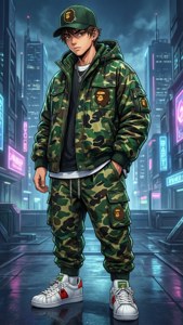 Anime BAPE Futuristic