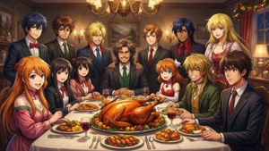 Anime Crossover Thanksgiving Feast