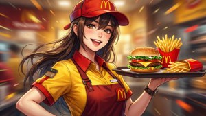 Anime Employee Smile