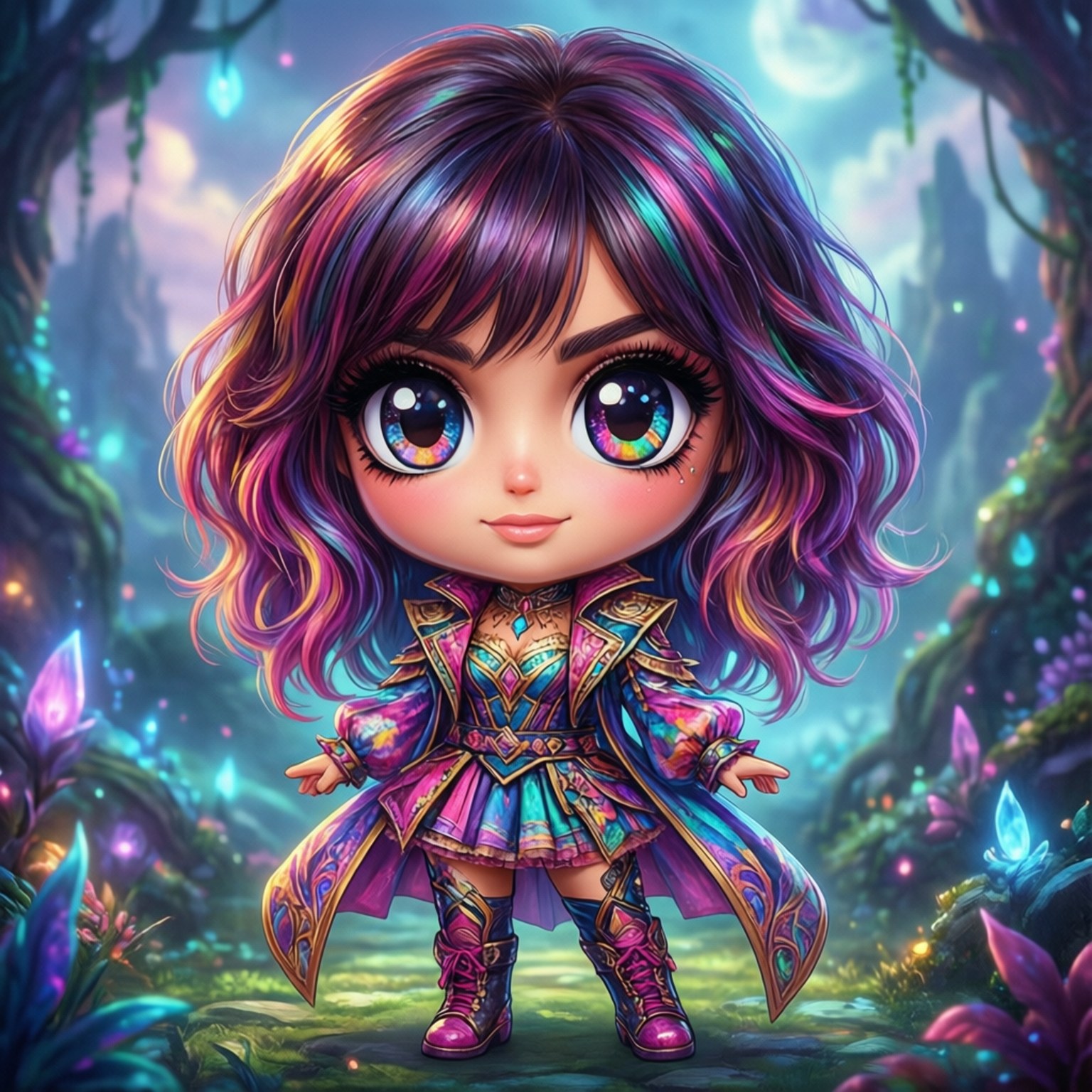 Anime Fantasy Chibi by Wallpapers.art Studio