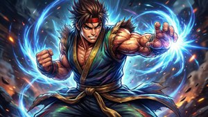 Anime Fighter Energy