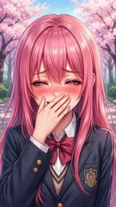 Anime Girl Laughing