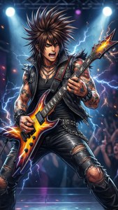 Anime Guitar Hero Rocker