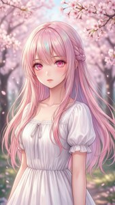 Anime Pink Girl