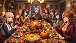 Anime Thanksgiving Feast