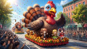 Anime Thanksgiving Parade