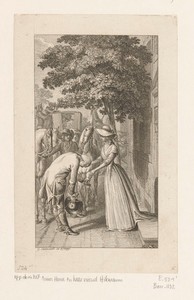 Anna Howe en haar vriend Hikmann