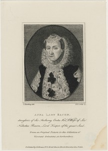 Anna, Lady Bacon, Daughter of Sir Anthony Cooke and Wife of Sir Nicolas Bacon