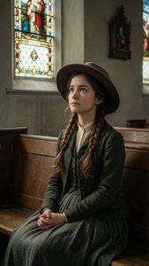 Anne in Church Pew