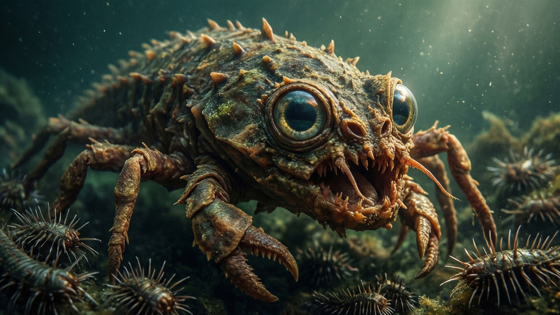 Anomalocaris Apex Predator by Wallpapers.art Studio