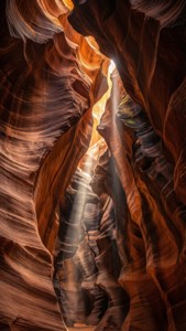 Antelope Canyon Light Beams