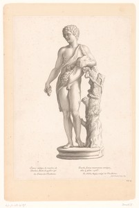 Antiek standbeeld van Bacchus