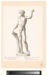 Antiek standbeeld van Bacchus