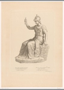 Antiek standbeeld van Minerva