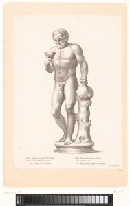 Antiek standbeeld van Silenus