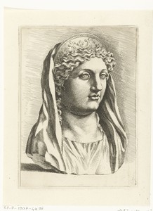 Antieke buste van een vrouw