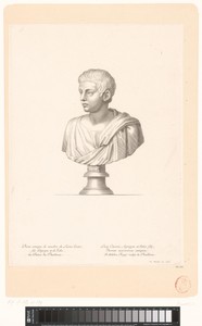 Antieke buste van Lucius Iulius Caesar Vipsanianus