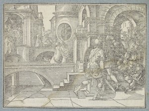 Antigonus in een gewelf vermoord door de lijfwacht van zijn broer Aristobulus