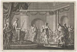 Antipater toont Caesar zijn wonden