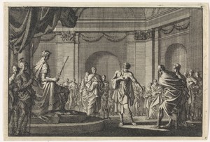 Antipater toont Caesar zijn wonden
