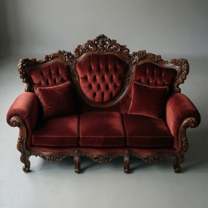 Antique Carved Sofa Top